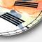 Designart Multicolor Buttercup II Traditional Wall Clock